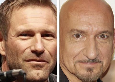 Aaron Eckhart and Ben Kingsley