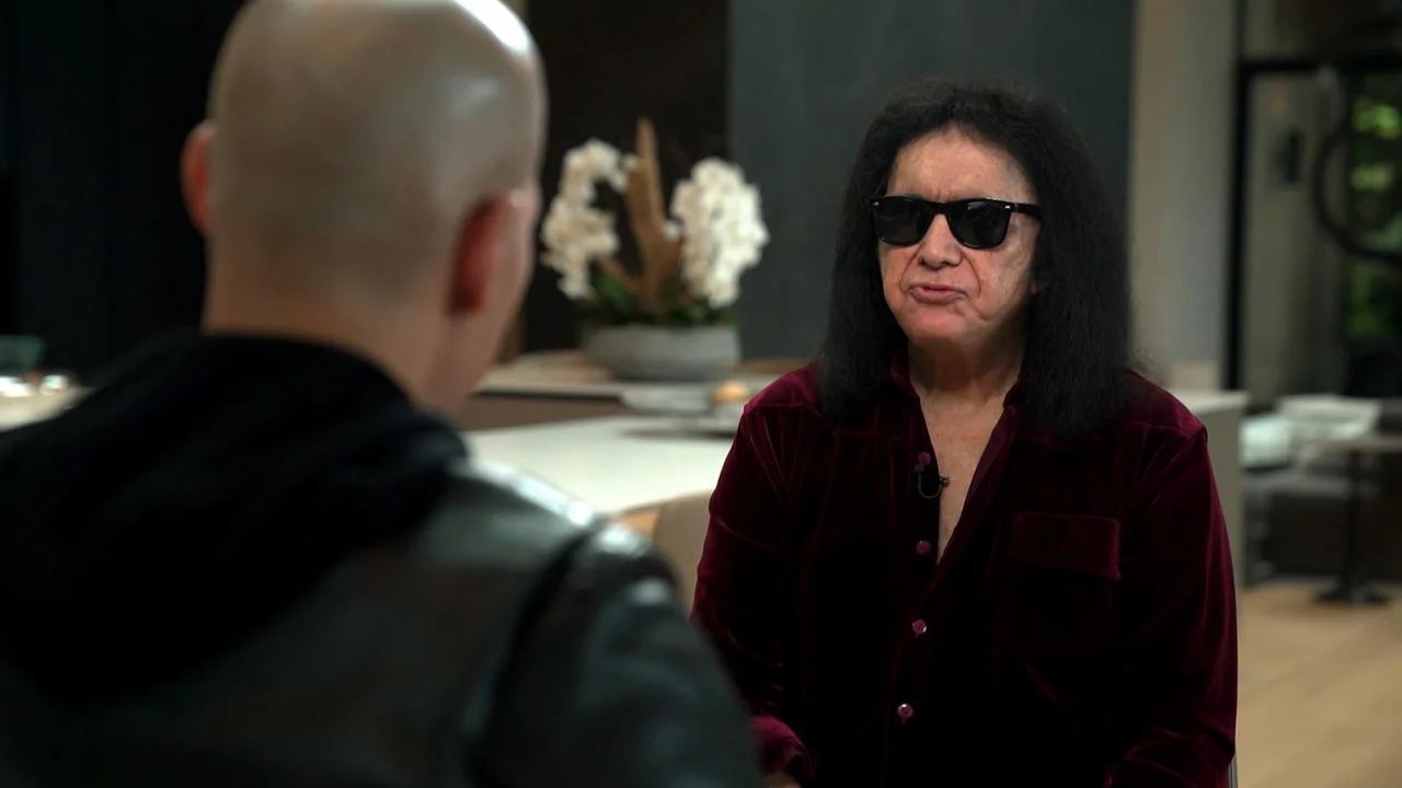 KISS' Gene Simmons reflects on his childhood in an interview with "CBS Mornings."