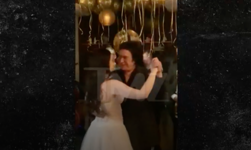 Gene Simmons shares first dance with daughter Sophie at her wedding