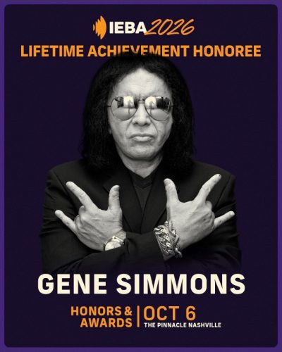 Gene Simmons To Receive IEBA Lifetime Achievement Award In October