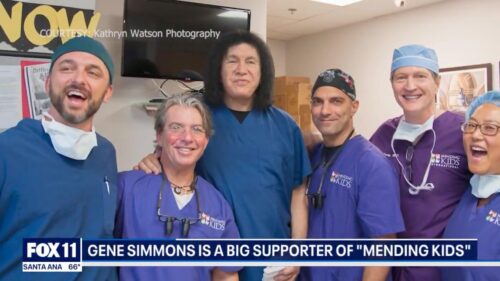 Gene Simmons is a big supporter of "Mending Kids"